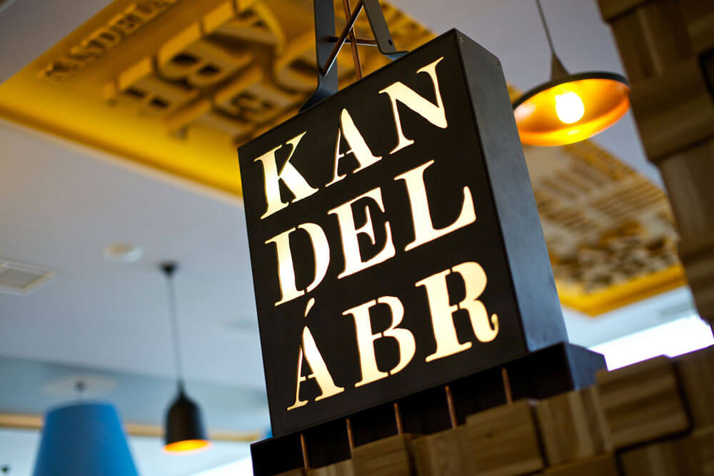 restaurace kandelabr